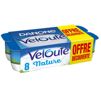 Auchan Velouté nature danone offre