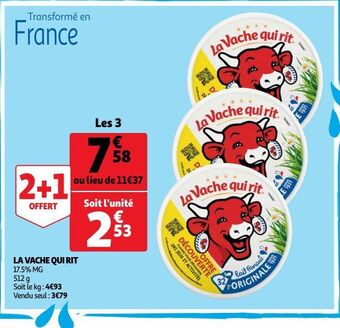 Auchan La vache qui rit offre