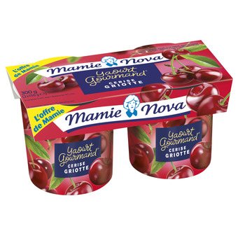 Auchan Yaourt gourmand mamie nova offre