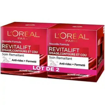 Auchan Supermarché Crème visage jour revitalift anti-rides l'oreal offre