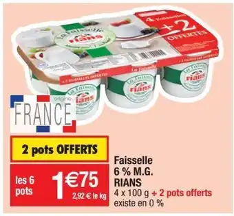 Faisselle rians