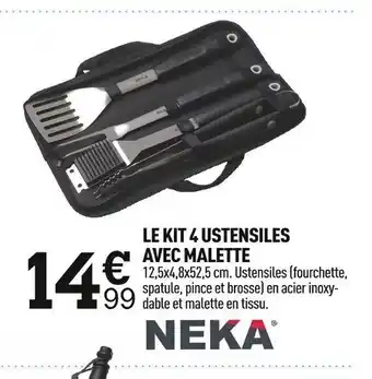 Centrakor Le Kit 4 Ustensiles Avec Malette offre