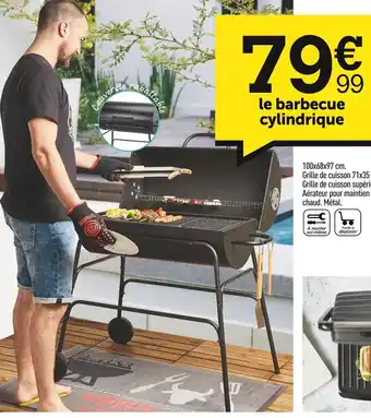 Centrakor Le Barbecue Cylindrique offre