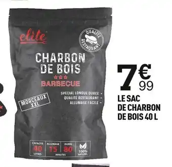 Centrakor Le Sac de Charbon de Bois 40 L offre