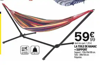 La Toile de Hamac + Support