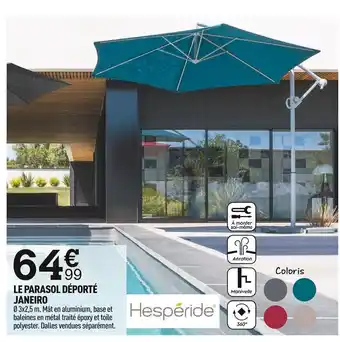 Centrakor Le Parasol Déporté Janeiro offre