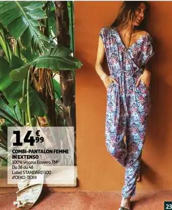Combi-pantalon femme in extenso