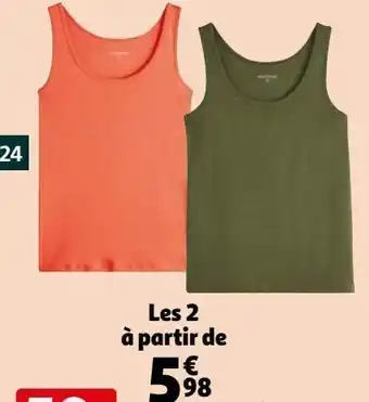 Auchan Débardeur femme in extenso offre