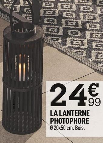 Centrakor La lanterne photophore offre