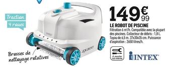 Centrakor Intex le robot de piscine offre