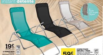 Centrakor Le transat siesta offre