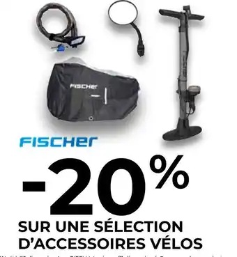 Feu Vert Fischer bon plan sur une sélection d’accessoires vélos offre