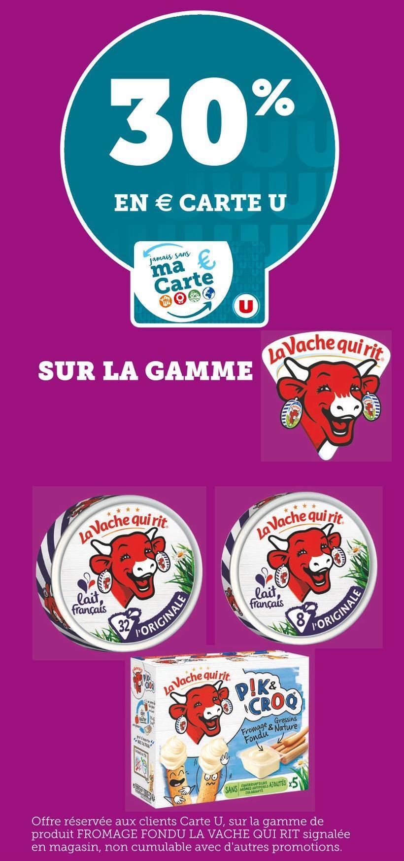 Promo La vache qui rit bon plan sur la gamme la vache qui rit chez U Express Promo La vache qui rit bon plan sur la gamme la vache qui rit chez U Express
