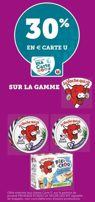U Express La vache qui rit bon plan sur la gamme la vache qui rit offre