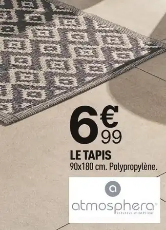 Centrakor Atmosphera le tapis offre