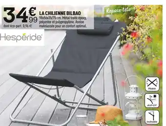 Centrakor Hespéride la chilienne bilbao offre