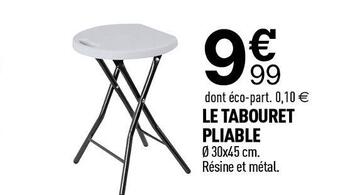 Centrakor Le tabouret pliable offre
