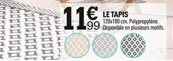 Centrakor Le tapis offre