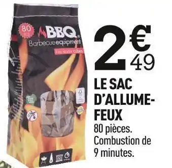Centrakor Le sac d’allume-feux offre