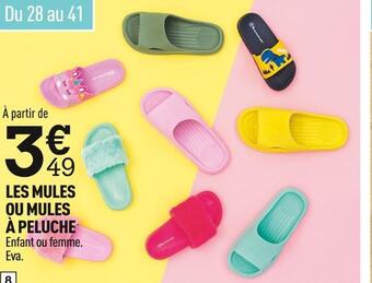 Les mules ou mules Ă peluche