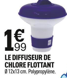 Centrakor Le diffuseur de chlore flottant offre