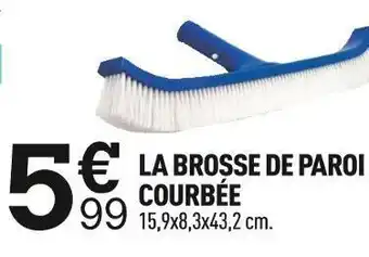 Centrakor La brosse de paroi courbée offre