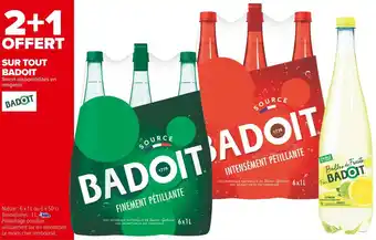 Carrefour Market Badoit bon plan sur tout badoit offre