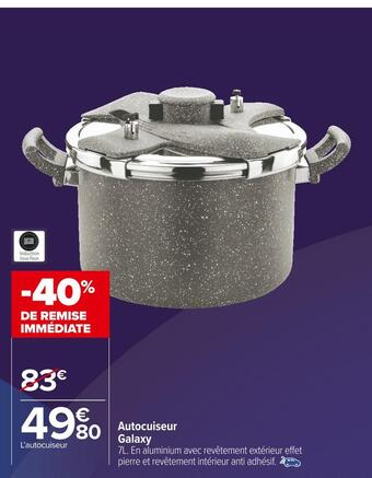 Carrefour Market Autocuiseur galaxy offre