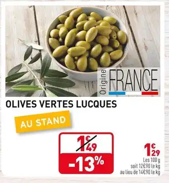 Olives vertes lucques