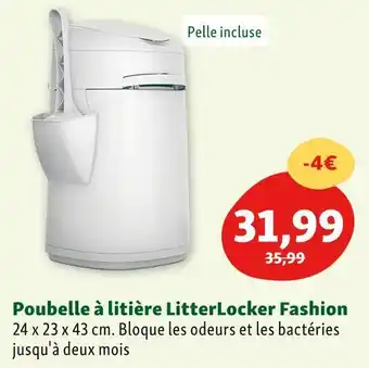 Maxi Zoo Poubelle à litière litterlocker fashion offre