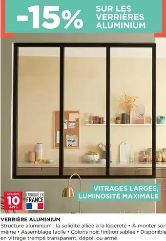 Lapeyre Bon plan sur les verrières aluminium offre