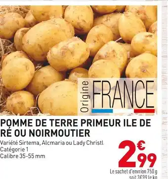 Grand Frais Pomme de terre primeur ile de ré ou noirmoutier offre