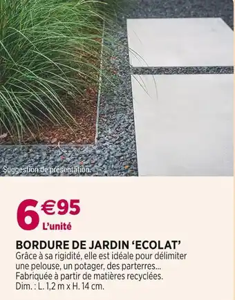 Bordure de jardin ‘ecolat’