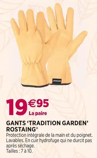 Delbard Rostaing gants ‘tradition garden’ offre