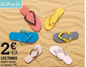Centrakor Les tongs offre
