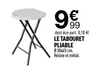 Centrakor Le tabouret pliable offre