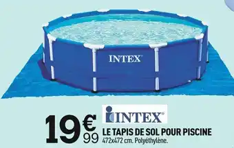 Centrakor Le tapis de sol pour piscine offre