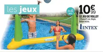 Centrakor Intex le jeu de volley offre