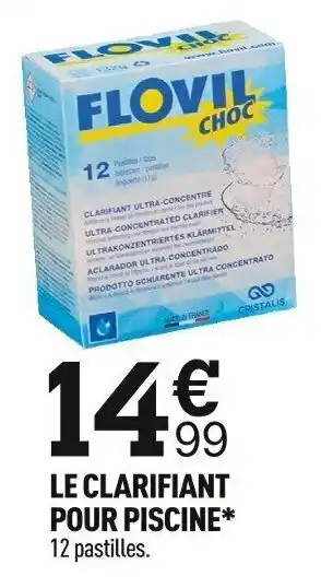 Centrakor Flovil le clarifiant pour piscine offre