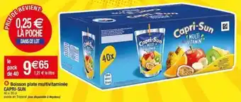 Migros Boisson plate multivitaminée CAPRI-SUN offre