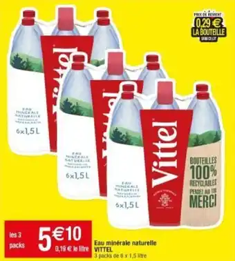Eau minérale naturelle VITTEL