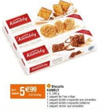 Migros Biscuits KAMBLY offre
