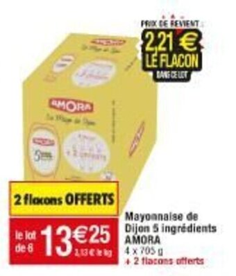 Migros Mayonnaise de dijon 5 ingrédients AMORA offre