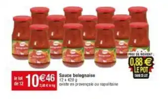 Migros Sauce bolognaise offre