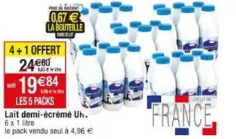 Migros Lait demi-écrémé UHT offre