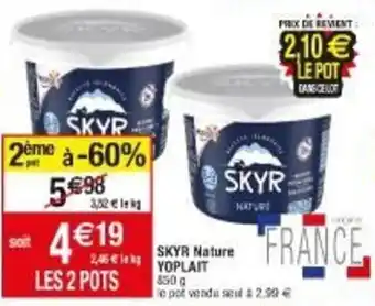 Migros SKYR nature YOPLAIT offre
