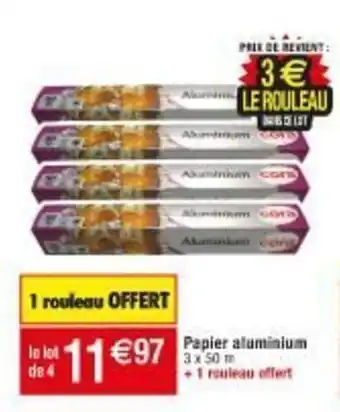 Migros Papier aluminium offre