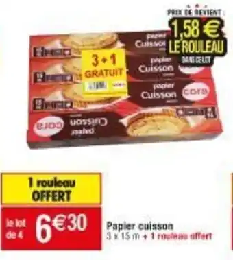 Migros Papier cuisson offre