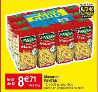 Migros Macaroni Panzani offre
