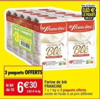 Farine de blé Francine